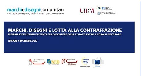Incontro su Marchi, disegni e lotta alla contraffazione. Si terrà a Firenze il 5 dicembre 2017
